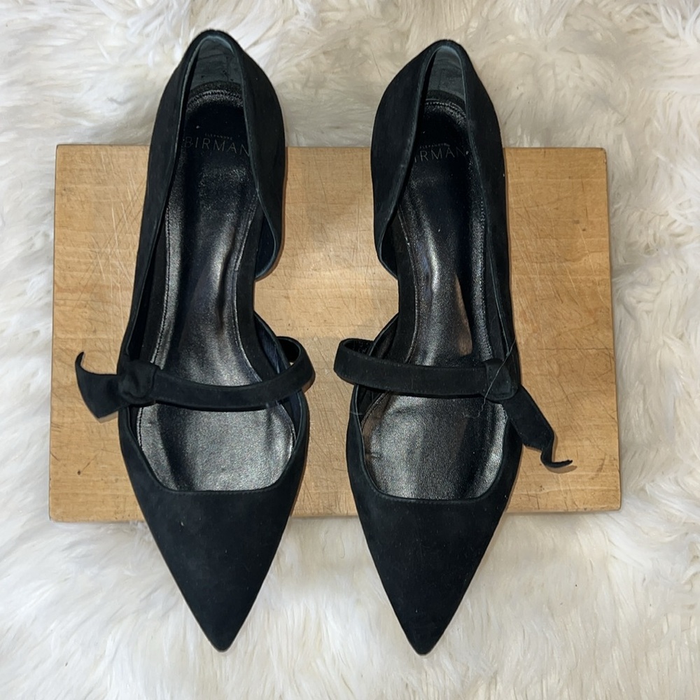 Alexandre Birman Pointed Toe One Strap Suede Leat… - image 2